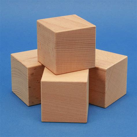 wooden cubes 2 inch